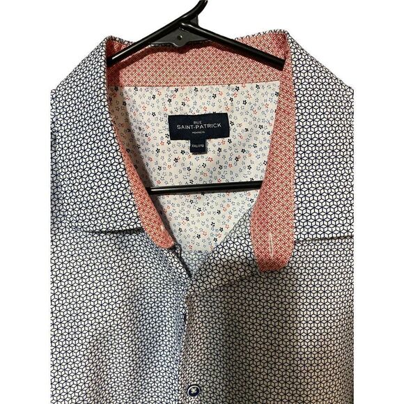 𝅺RUE Saint-Patrick short sleeve button down shirt size XXL - Picture 9 of 9